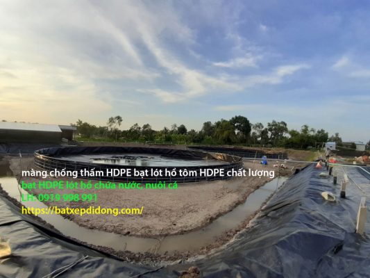 Bạt Lót Hồ Chứa Nước Gia Lai - Bạt Nhựa HDPE Chống Thấm Ao Hồ Nuôi Cá Giá Rẻ
