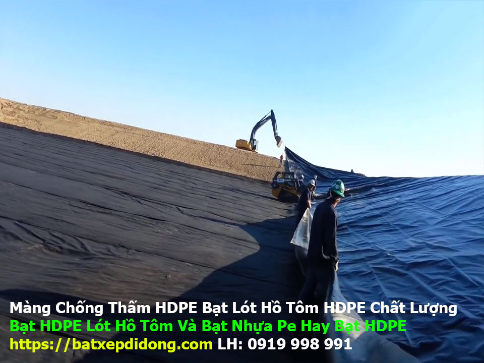 Mua Bạt Nuôi Cá TPHCM, Màng Chống Thấm HDPE.