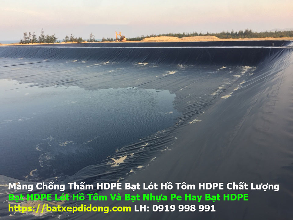 Bạt Lót Hồ Chứa Nước Gia Lai - Bạt Nhựa HDPE Chống Thấm Ao Hồ Nuôi Cá Giá Rẻ